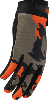 LAUNCHMODE Hunter Gloves - Orange/Black - XS