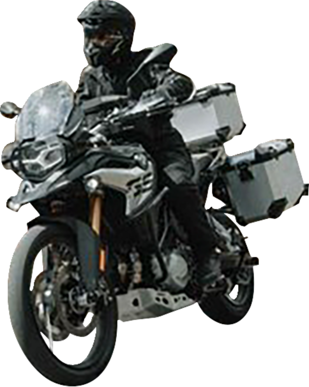 TRAX ADV Aluminum Case System - Silver - Honda Africa Twin \'16-\'17 2016 - 2017