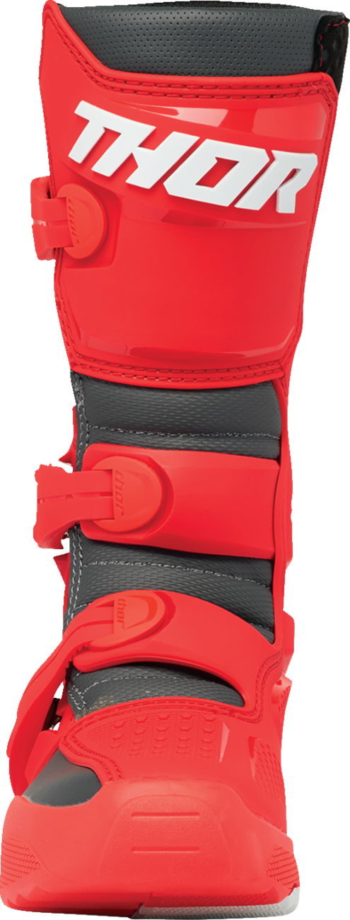 Youth Blitz XR Boots - Red/Charcoal - Size 2