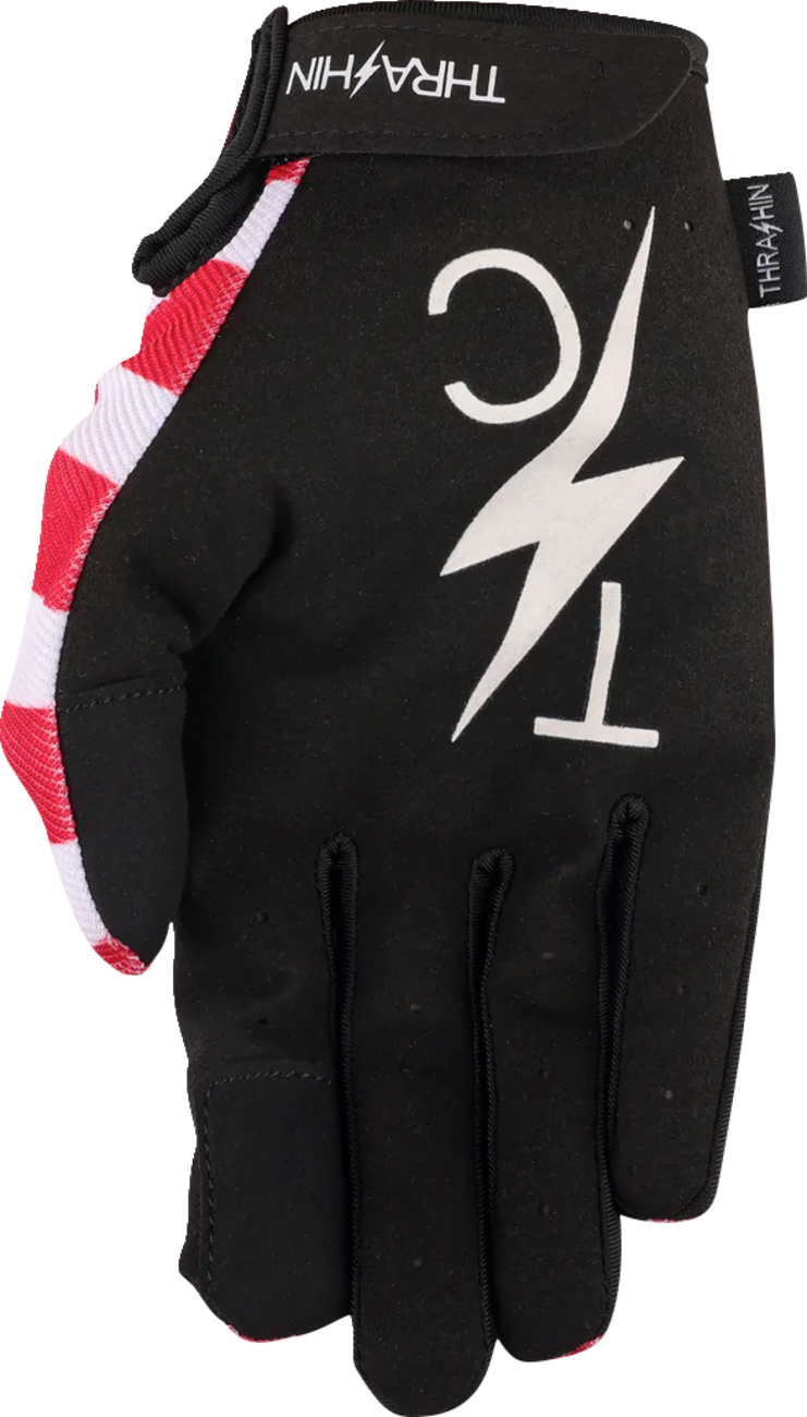 Stars & Bolts Stealth Gloves - Red/Blue - XL