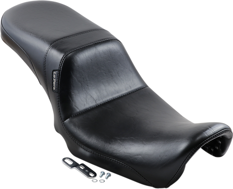Daytona 2-Up Seat - Without Backrest - Smooth - Black - Dyna \'06-\'17 2006 - 2017