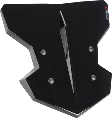 Flanker Windshield - 12-3/4\" - Black - Kawasaki 2012 - 2024