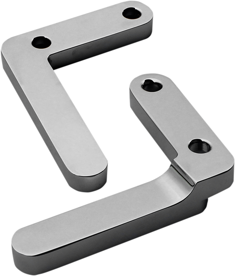 Front Fender Mounting Blocks - Satin 1986 - 2023