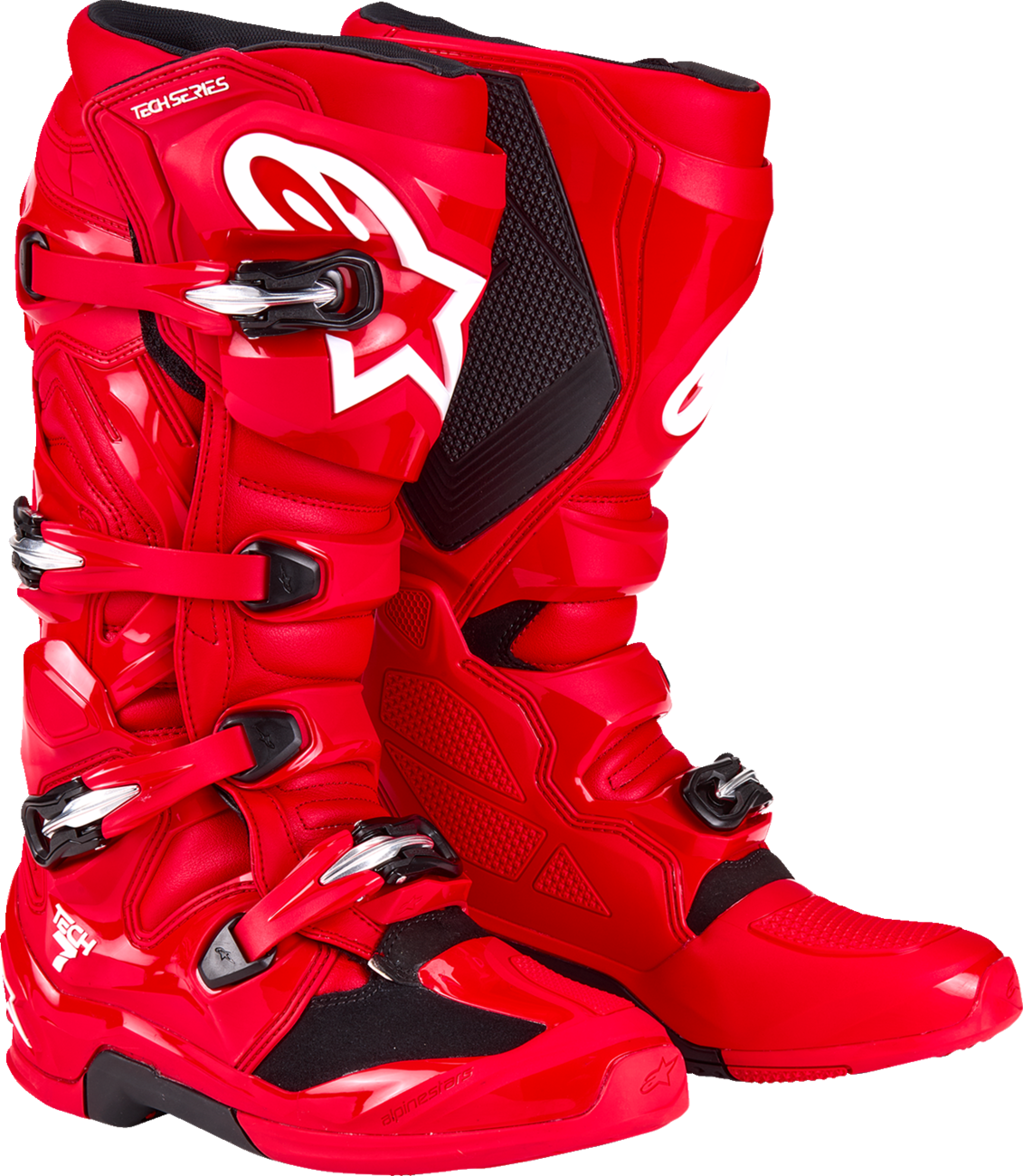 Tech 7 Boots - Bright Red - US 7 / EU 40.5