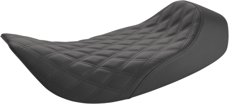 Renegade Solo Seat - Lattice Stitched - Black - FLH \'97-\'07 1997 - 2007
