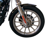 XLX-Style Front Fender with Chrome Side Braces - Steel 1973 - 2021