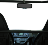 Mirror - Rear View w/LED Dome Light - Black - UTV