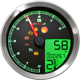 Multi-Function Speedometer/Tachometer - HD-04 - Chrome 2004 - 2019
