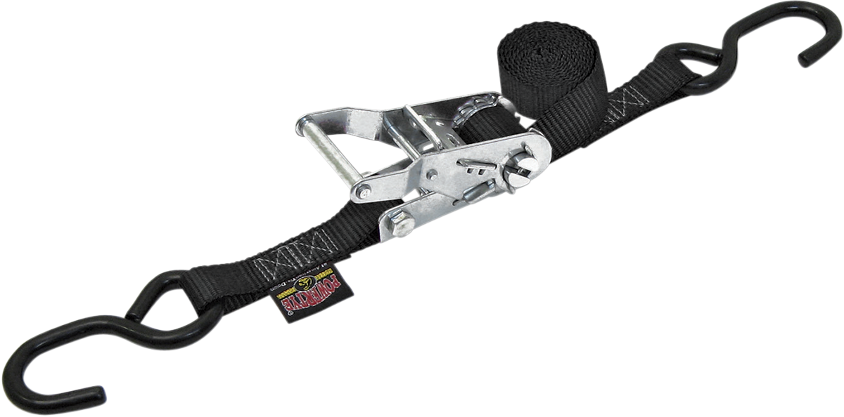 Ratchet Tie-Down 1\" x 6\' - Black