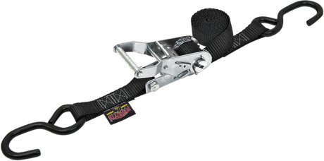Ratchet Tie-Down 1\" x 6\' - Black