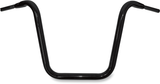 1-1/2\" \"Big\" Buffalo Ape Hanger Bar - 16\" - TBW - Black