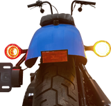 Solid Amber Turn, Red Run/Brake w/ Brake Strobe for Sportster 2014 - 2022