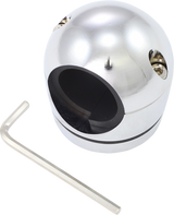 Handlebar Mount Clock - Chrome - For 1.25\" Bar