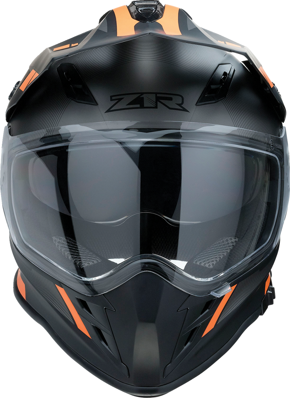 Range Helmet - Uptake - Black/Orange - Medium