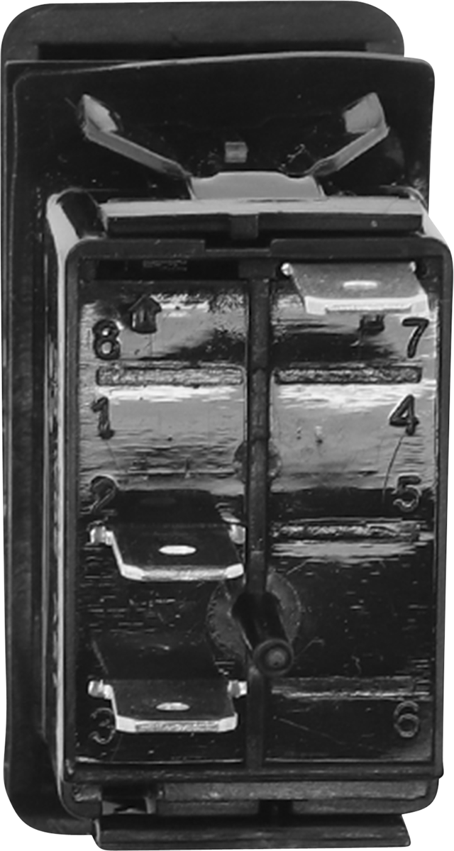 Rocker Switch - Lighted Whip - Red