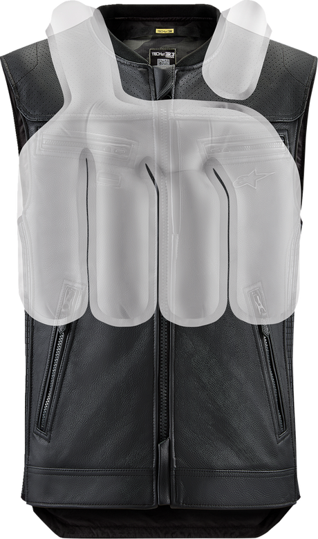 Tech-Air® 3 v2 Leather Vest - Black - XS