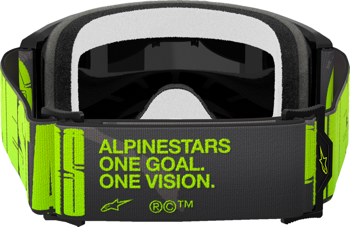 Vision 5 Goggle - Hollow - Charcoal/Yellow Fluo - Silver Mirror Lens