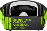 Vision 5 Goggle - Hollow - Charcoal/Yellow Fluo - Silver Mirror Lens