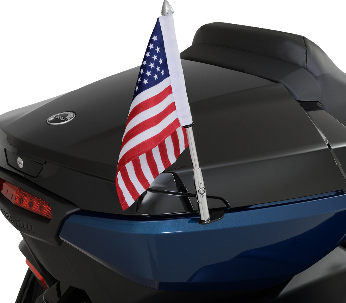 Folding Flag Pole - Right - Chrome - Can-Am RT 2017 - 2022