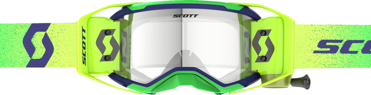 Prospect 2.0 WFS Goggle - Roll-Off - Midnight Purple/Safety Yellow - Clear Works Lens