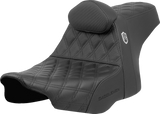 Pro Series SDC Performance Seat - Lattice Stitch - Gripper - w/ Backrest - FLH/FLT \'23-\'24 2023 - 2024