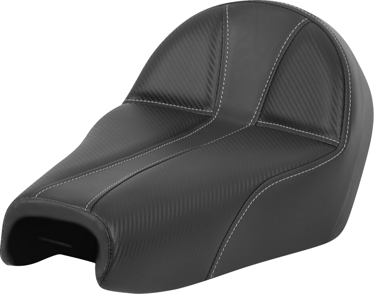 Dominator Seat - Black w/ Silver Stitching - XL \'04-\'22 2004 - 2022