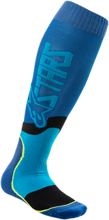 MX Plus 2 Socks - Black/Cyan - Small/Medium