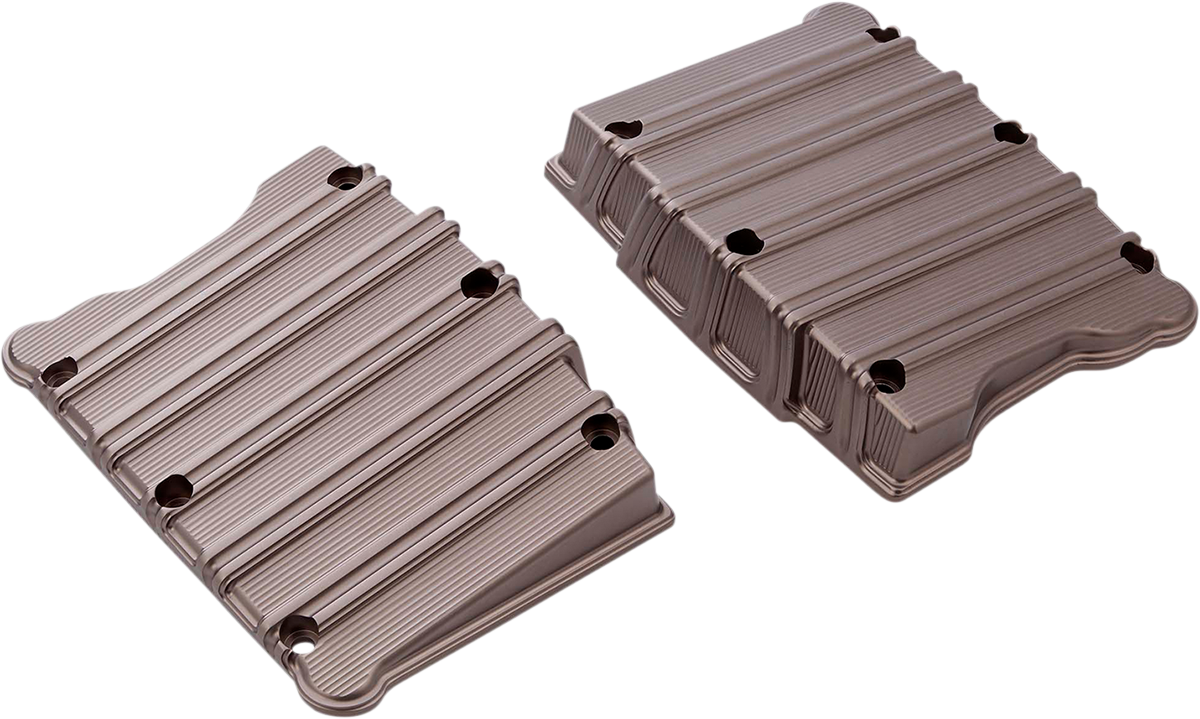 Rocker Box Covers - 10 Gauge - Titanium 1999 - 2017