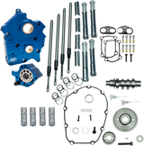 Cam Chest Kit with Plate - Gear Drive - Water Cooled - 465 Cam - Chrome Pushrods -M8 2017 - 2020