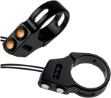 Rat Eye LED Turn Signals - 41 mm - Black