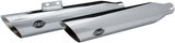 Slash Cut Race Mufflers - Chrome 2018 - 2021