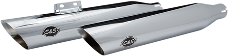 Slash Cut Race Mufflers - Chrome 2018 - 2021