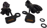 LED Handlebar Marker Lights - Black/Amber 1996 - 2017