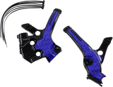 X-Grip Frame Guards - Black/Blue - YZ 85 2018 - 2021