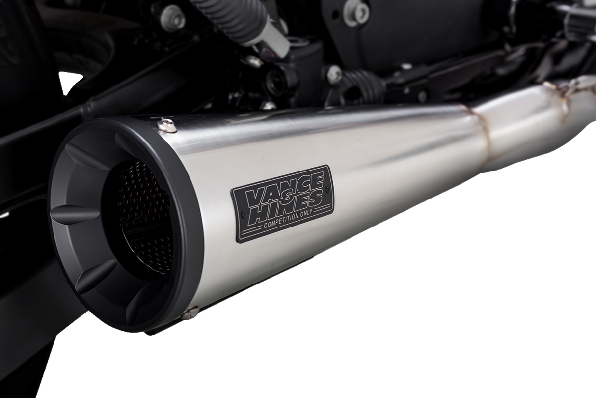 2-into-1 Upsweep Exhaust System - Brushed - Stainless Steel 2014 - 2022