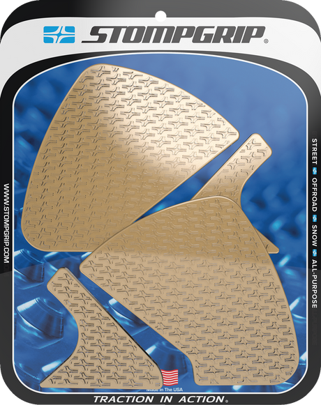 Traction Pad Tank Grips - Icon - Clear - Monster Plus/1200 SP 2021 - 2025