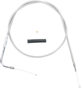 Stainless Braided Throttle Cable - 44\" 1988 - 1995