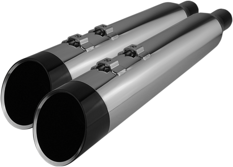 4.5\" Mufflers for Touring - Chrome with Edge 2017 - 2022