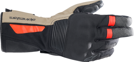 Denali Aerogel Drystar® Gloves - Black/Dark Khaki/Fluo Red - 3XL