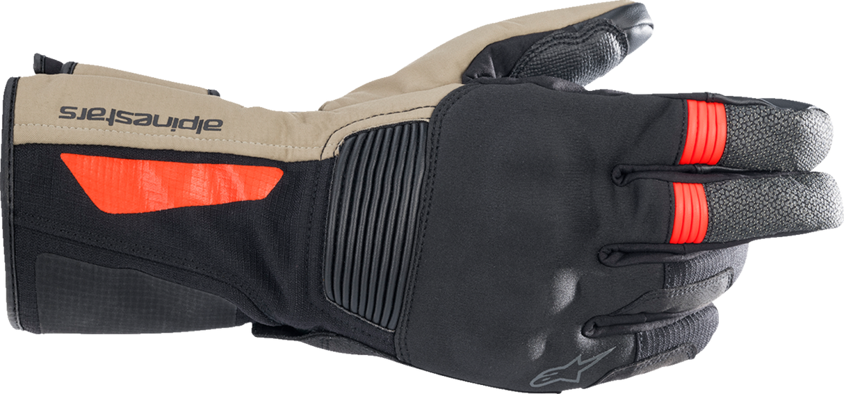 Denali Aerogel Drystar® Gloves - Black/Dark Khaki/Fluo Red - Medium