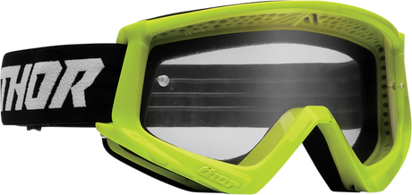 Combat Goggle - Racer - Flo Acid/Black - Clear Lens
