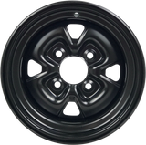 Steel Wheel - Black - 12x7 - 4/110 - 2+5