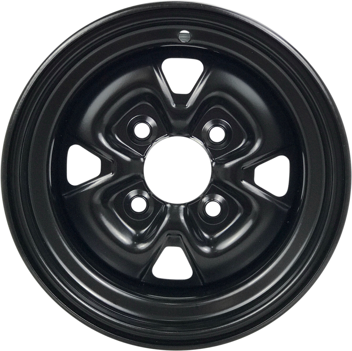 Steel Wheel - Black - 12x7 - 4/110 - 5+2