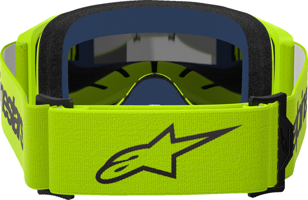 Vision 3 Goggle - Wordmark - Yellow Fluo - Silver Mirror Lens