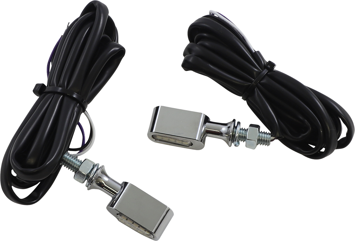 Marker Light - Clear/Amber - Chrome