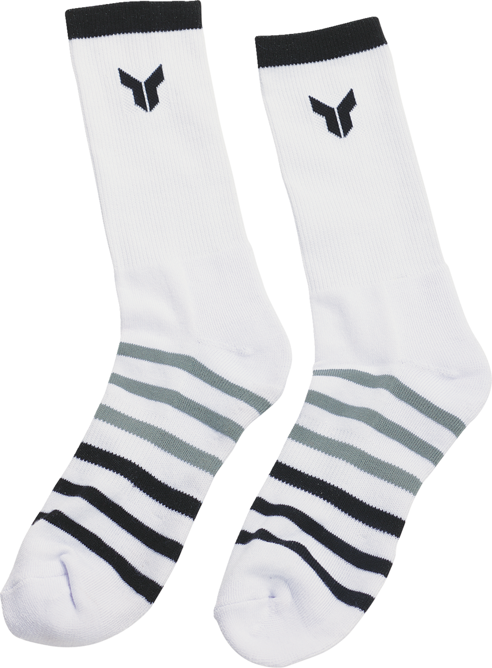 Crew Socks - White - Small/Medium - 3 Pack