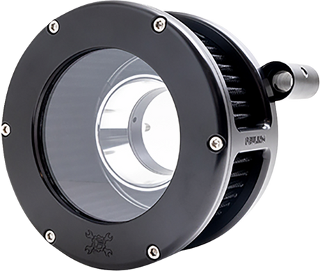 BA Air Cleaner Kit - Black/Clear with Black Filter - Twin Cam 1999 - 2017