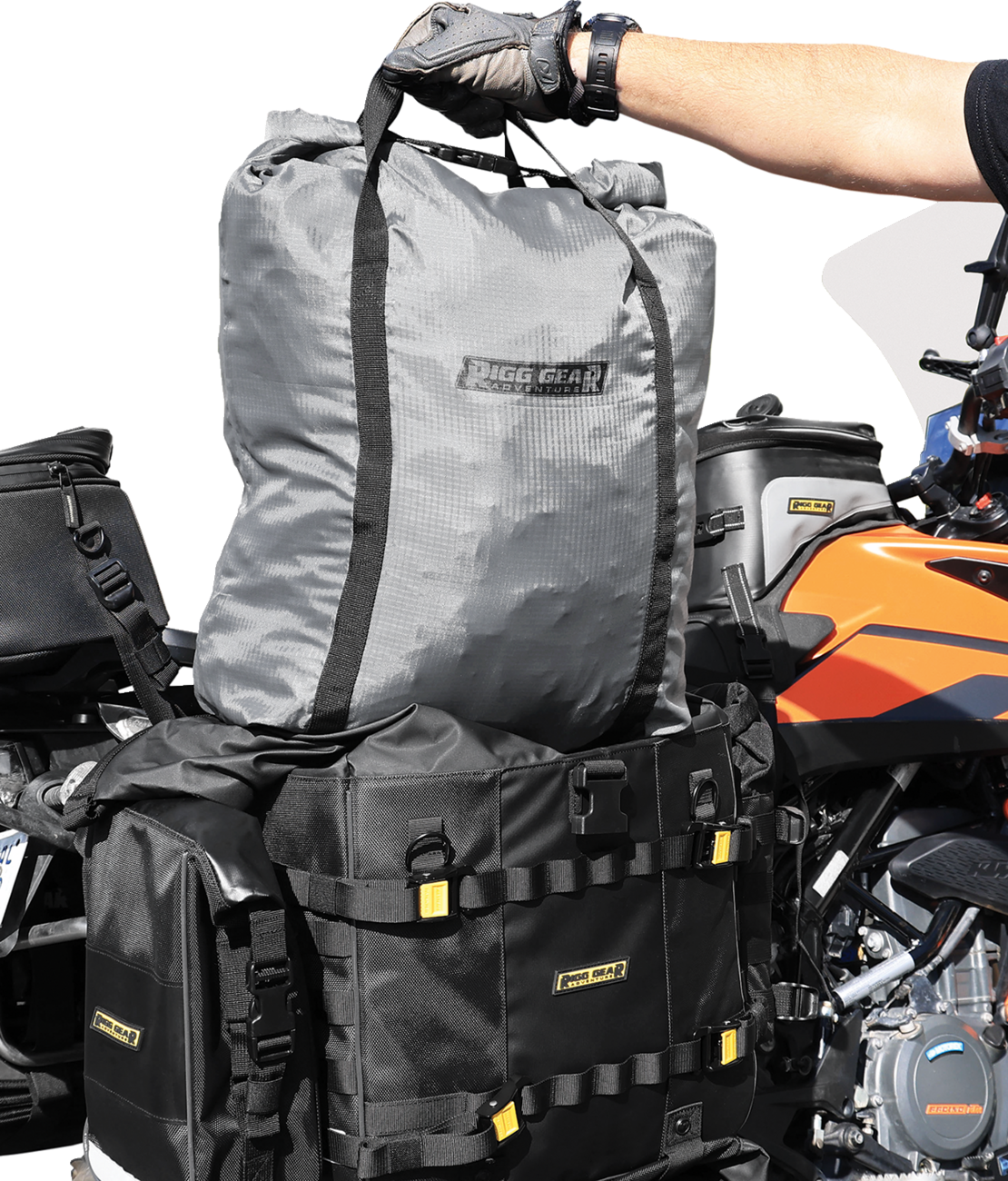 Trails End Adventure Saddlebags - Black