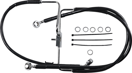 Brake Line - +2\" - Black - XL 2016 - 2020