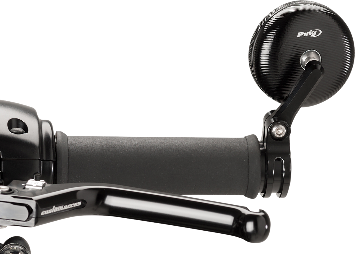 Mirror - Tracker - Rear View - Round - Black 2009 - 2023